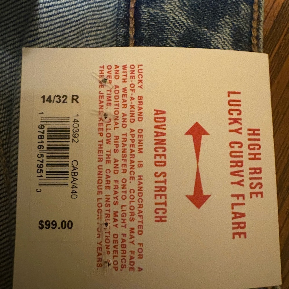 Lucky Brand Women's Light Blue High Rise Jeans - Picture 3 of 3